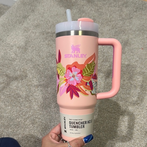 Stanley Other - Stanley Pink and White Floral Water Bottle
